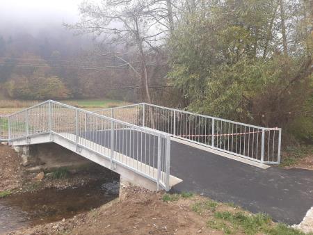 Prenovljena mostova v Žičah in Špitaliču